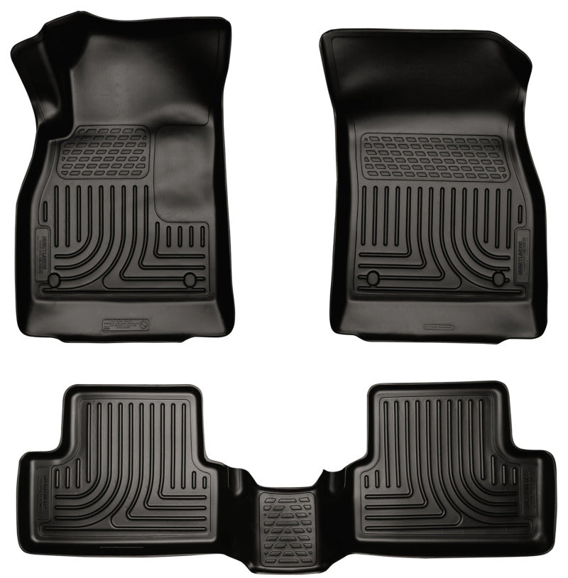Husky Liners 98161 11-12 Chevrolet Cruze WeatherBeater Combo Black Floor Liners