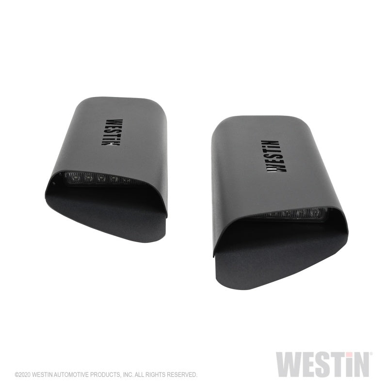 Westin 62-41115 18-20 Jeep Wrangler JL 2dr LED Hood Scoops - Textured Black