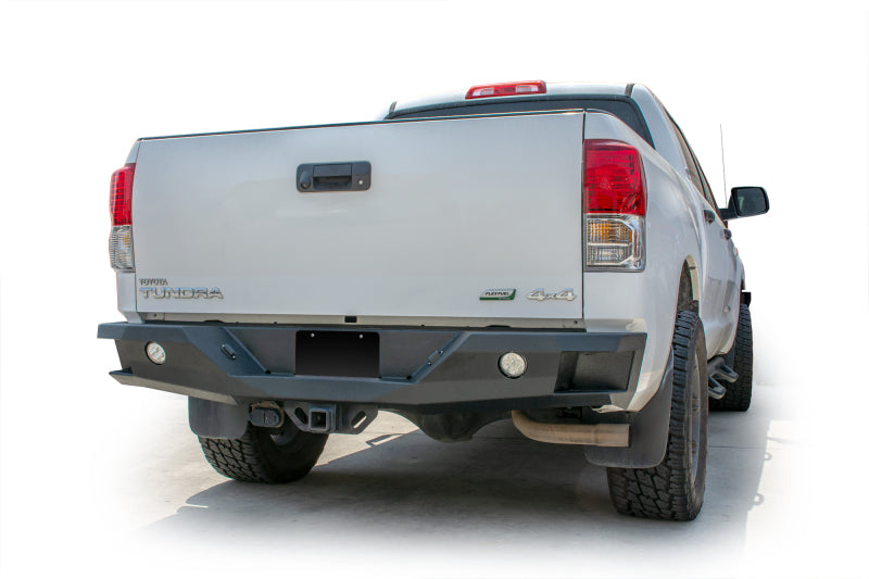 DV8 Offroad RBTT2-02 07-13 Toyota Tundra Rear Bumper Winch Ready - Black Powdercoat