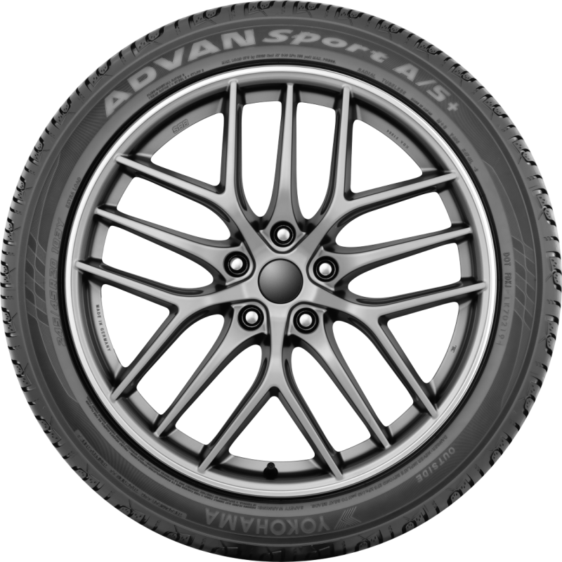 Yokohama Tire 110140652 Yokohama Advan Sport A/S+ Tire - 245/40R19 98Y