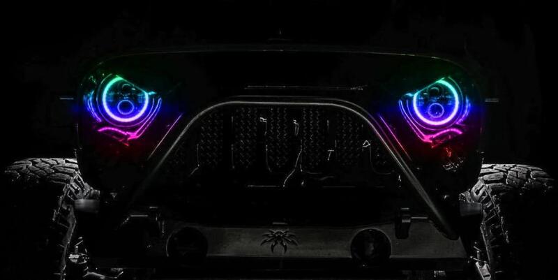 ORACLE Lighting 5769J-332 Oracle Jeep Wrangler JL/Gladiator JT 7in. High Powered LED Headlights (Pair) - Dynamic