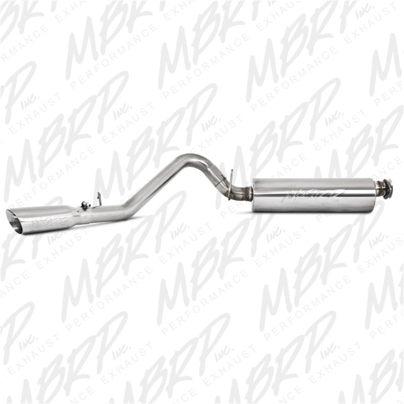 MBRP S5500409 2000-2006 Jeep Wrangler (JK) Inline-4 2.5L Inline-6 4.0L Cat Back Single Side