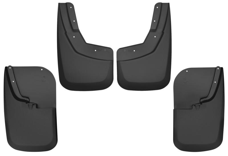 Husky Liners 56686 11-16 Ford F-250 Super Duty/F-350 Super Duty Front and Rear Mud Guards - Black
