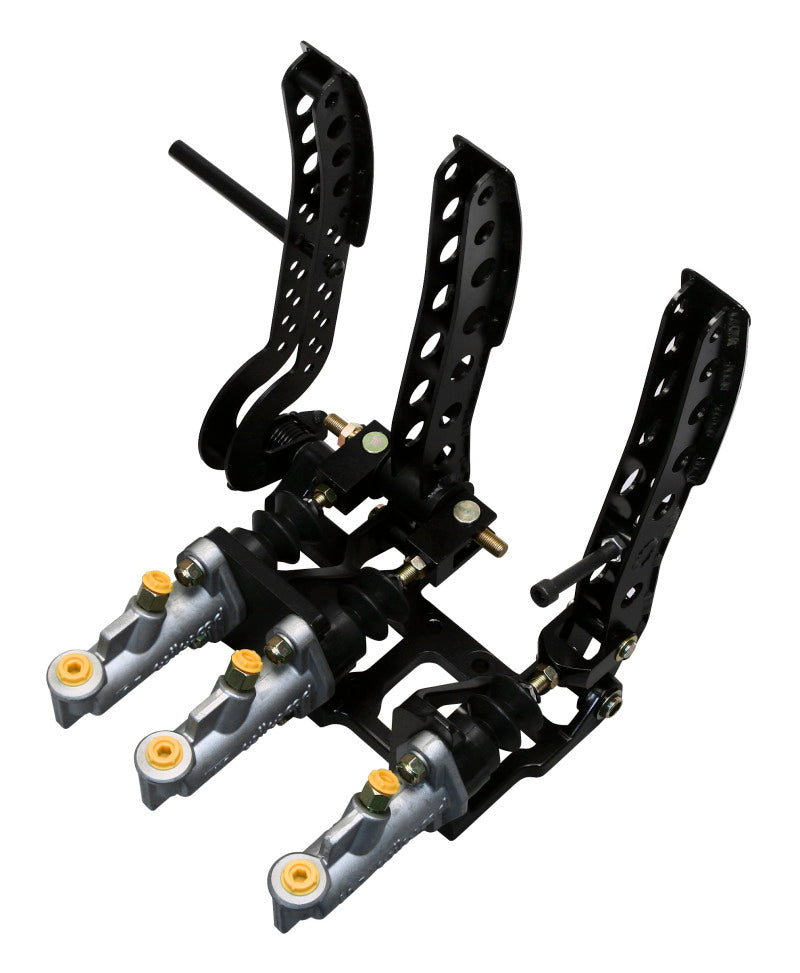 Wilwood 340-12410 Pedal Assembly Floor Mount-Brake Clutch & Throttle