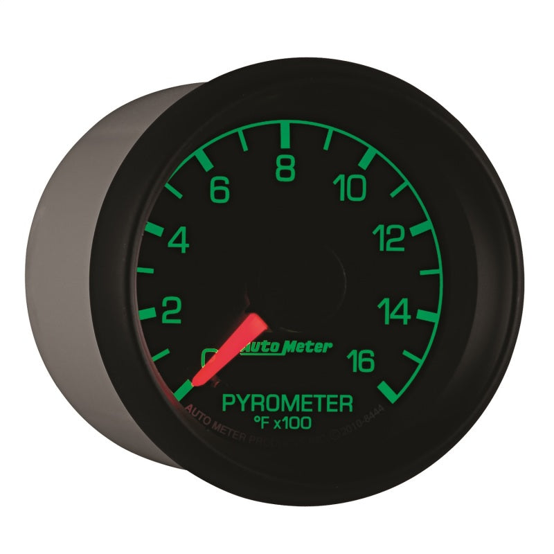 AutoMeter 8444 Autometer Factory Match Ford 52.4mm Full Sweep Electronic 0-1600 Deg F EGT/Pyrometer Gauge