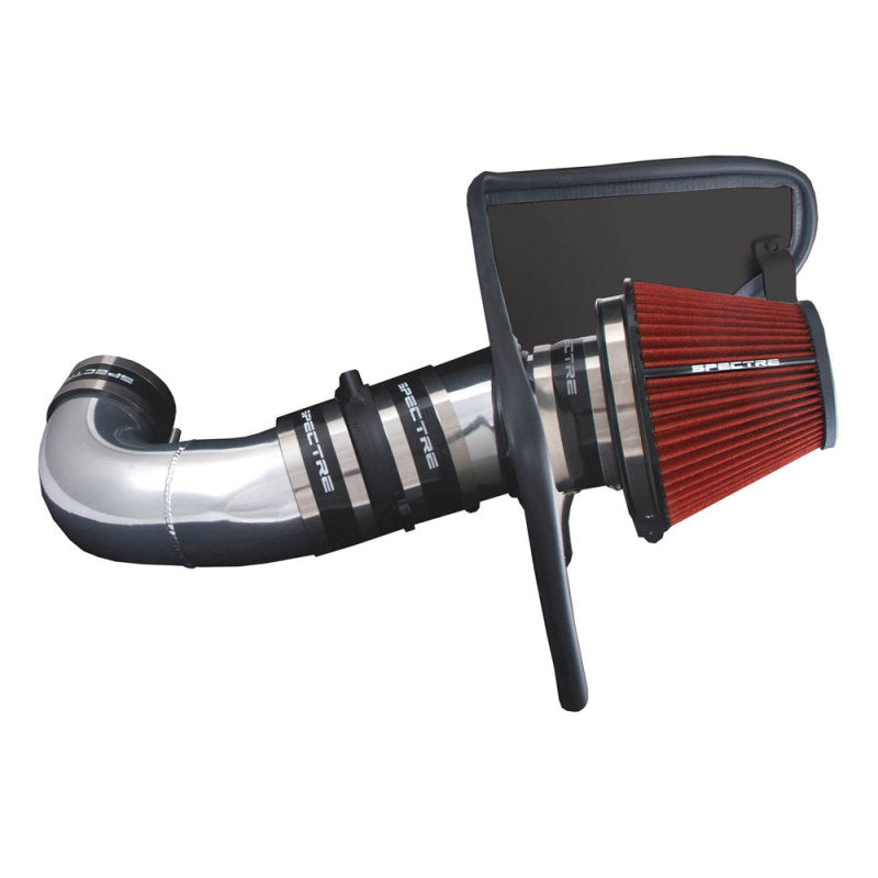 Spectre 9907 08-09 Pontiac G8 V8-6.0L F/I Air Intake Kit - Clear Anodized w/Red Filter