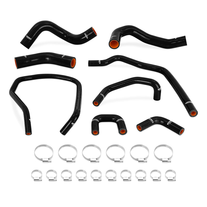 Mishimoto MMHOSE-TTN-04BK 04-10 Infiniti QX56 / 04-14 Titan Silicone Coolant Hose Kit - Black
