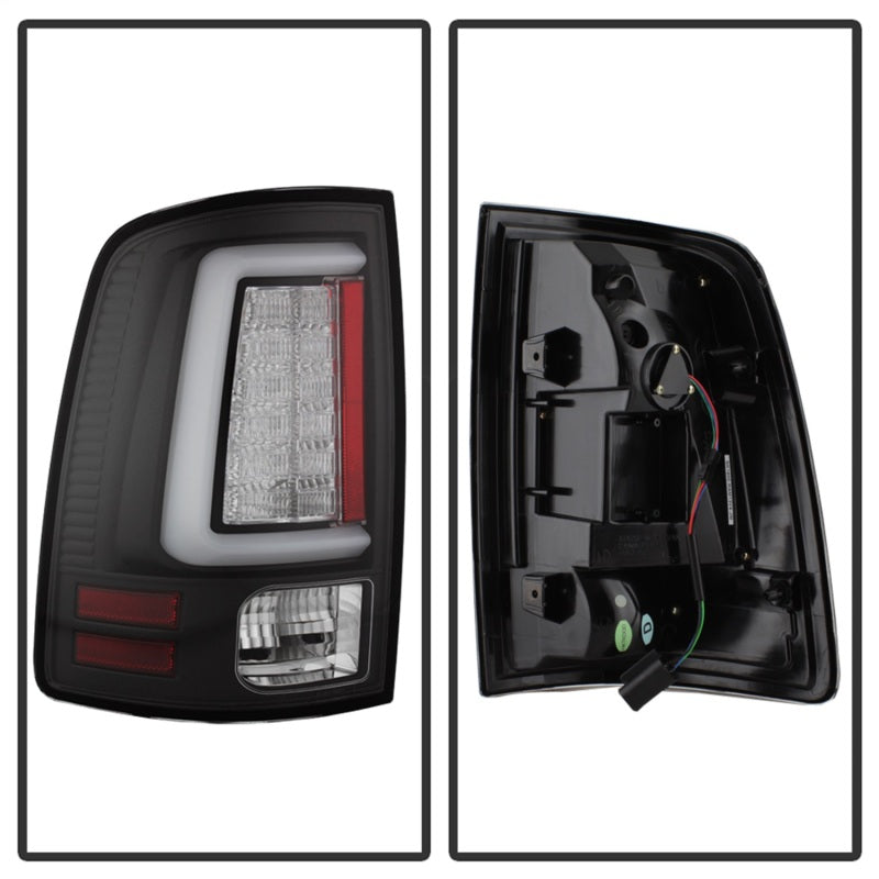 SPYDER 5084057 Spyder Dodge RAM 2013-2014 Light Bar LED Tail Lights - Black ALT-YD-DRAM13V2-LED-BK