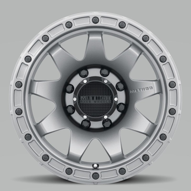 Method Wheels MR31729088818 Method MR317 20x9 +18mm Offset 8x180 130.81mm CB Matte Titanium Wheel