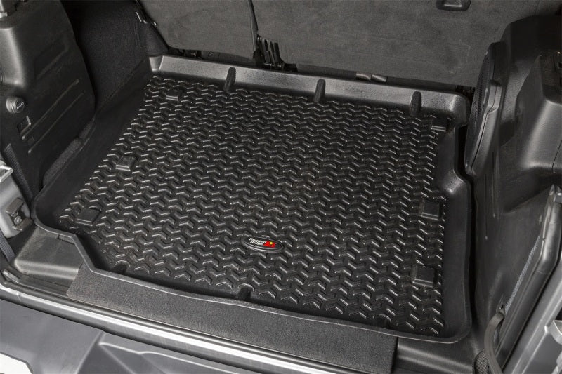 Rugged Ridge 12988.05 Floor Liner Front/Rear/Cargo Black 18-21 Jeep Wrangler JL 4 Dr (Excl. 4XE Models)