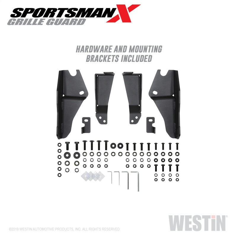 Westin 40-33975 19-21 RAM 1500 Sportsman X Grille Guard - Textured Black (Excluding Classic & Rebel)