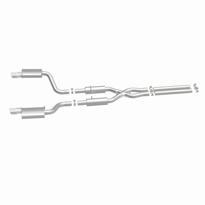 Magnaflow 15494 MagnaFlow 11-12 Dodge Charger SRT-8 Hemi Dual Split Rear Exit Stainless Cat-Back Performance Exhaust