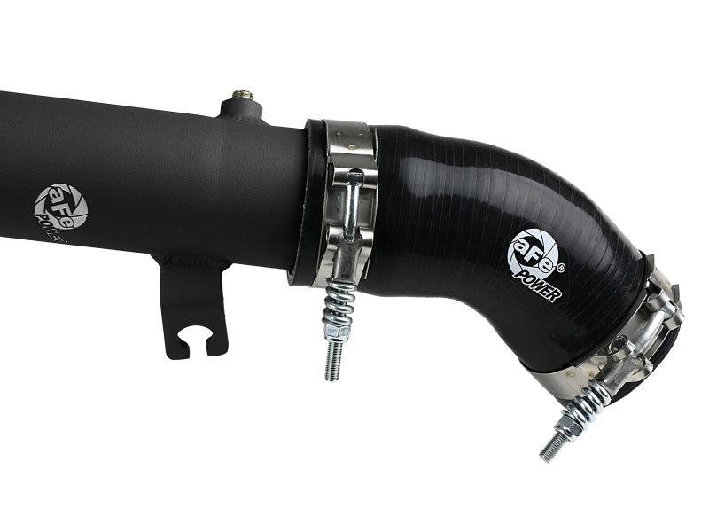 aFe 46-20378-B BladeRunner 2.5in Aluminium Hot Side Charge Pipe 15-20 Subaru WRX 2.0T - Black