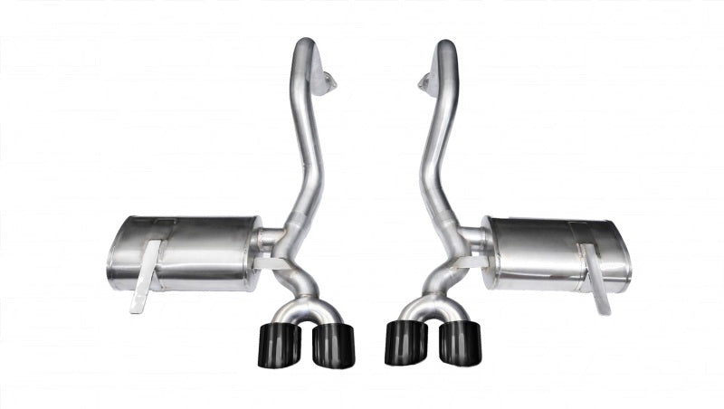 CORSA Performance 14961BLK Corsa 1997-2004 Chevrolet Corvette C5 Z06 5.7L V8 Black Xtreme Axle-Back Exhaust