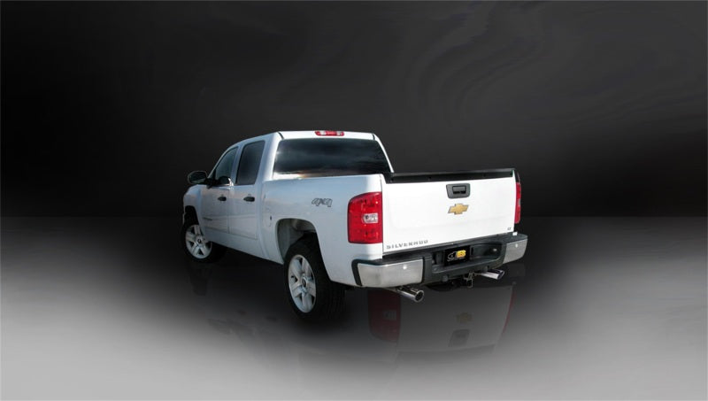 CORSA Performance 24199 Corsa 2007-2008 Chevrolet Silverado Crew Cab/Short Bed 1500 5.3L V8 Polished Sport Cat-Back Exhaust