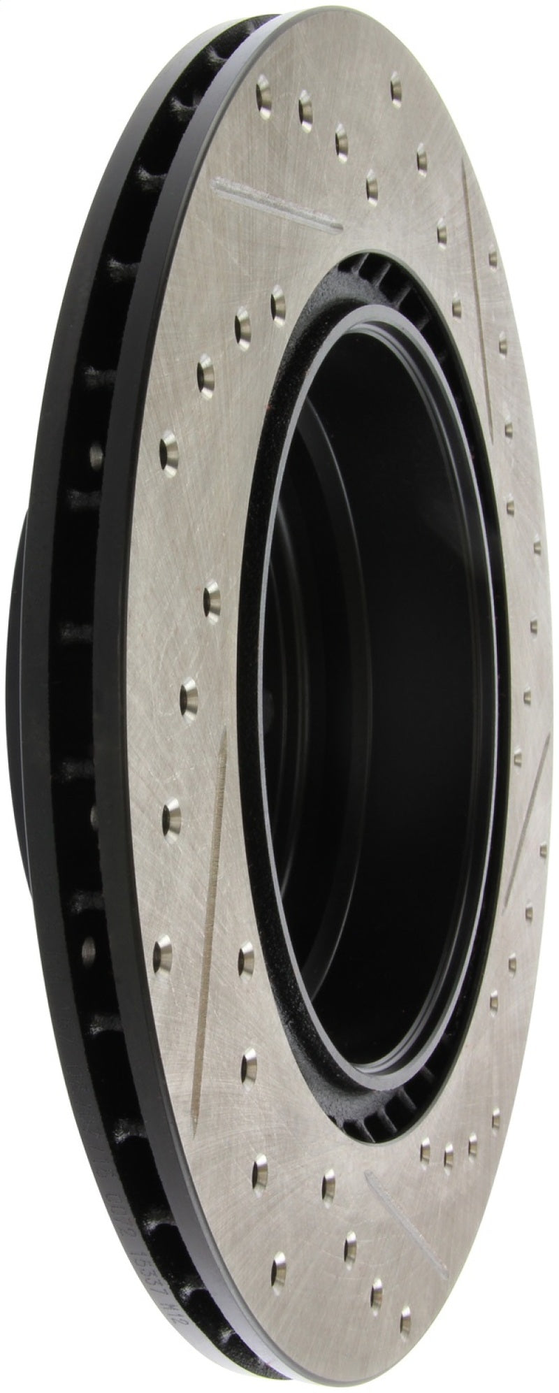 Stoptech 127.34080R StopTech 06 BMW 330 / 07-09 BMW 335 Slotted & Drilled Right Rear Rotor