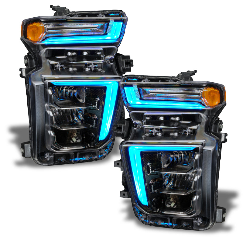 ORACLE Lighting 1452-330 Oracle 20-21 Chevy Silverado HD 2500/3500 RGB+W Headlight DRL Upgrade Kit - ColorSHIFT SEE WARRANTY