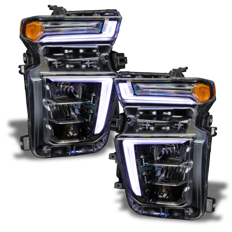 ORACLE Lighting 1452-330 Oracle 20-21 Chevy Silverado HD 2500/3500 RGB+W Headlight DRL Upgrade Kit - ColorSHIFT SEE WARRANTY