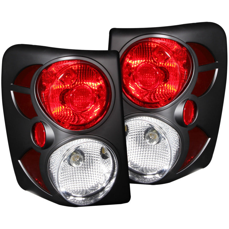 ANZO 211105 1999-2003 Jeep Grand Cherokee Taillights Black