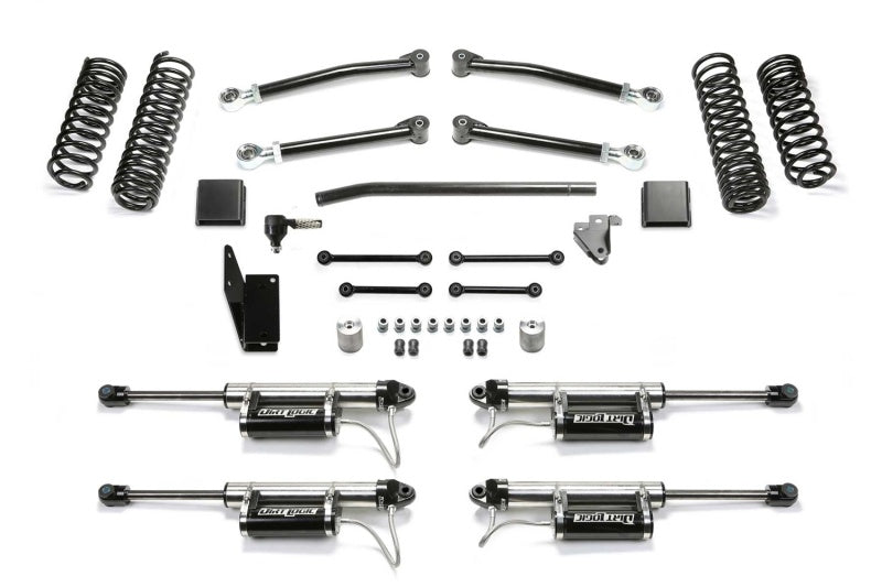 Fabtech K4176DL 20-21 Jeep JT 4WD Gas 5in Trail w/Dlss Resi Shks