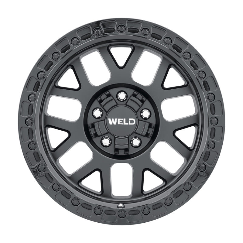 Weld W10479098500 Off-Road W104 17X9.0 Cinch 6X135 6X139.7 ET00 BS5.00 Satin Black Gloss Black 106.1