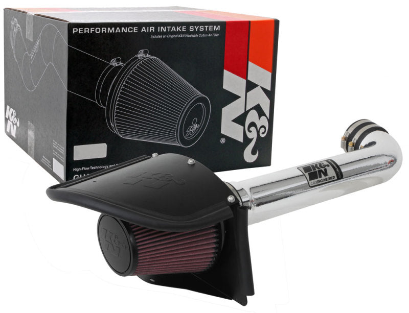 K&N Engineering 77-1566KP K&N 12-18 Jeep Wrangler V6-3.6L High Flow Performance Intake Kit (12-15 CARB Approved)