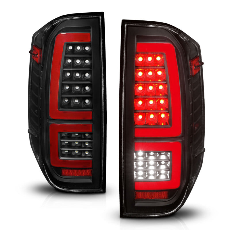 ANZO 311436 2014-2021 Toyota Tundra LED Taillights Black Housing/Clear Lens