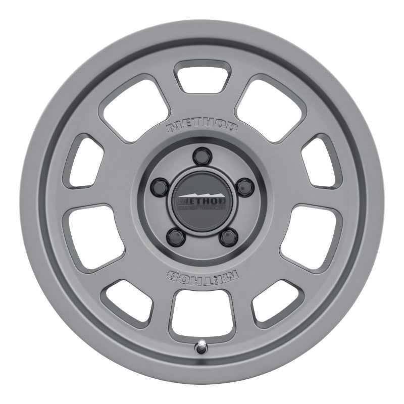 Method Wheels MR70589058825 Method MR705 18x9 +25mm Offset 5x150 110.5mm CB Titanium Wheel