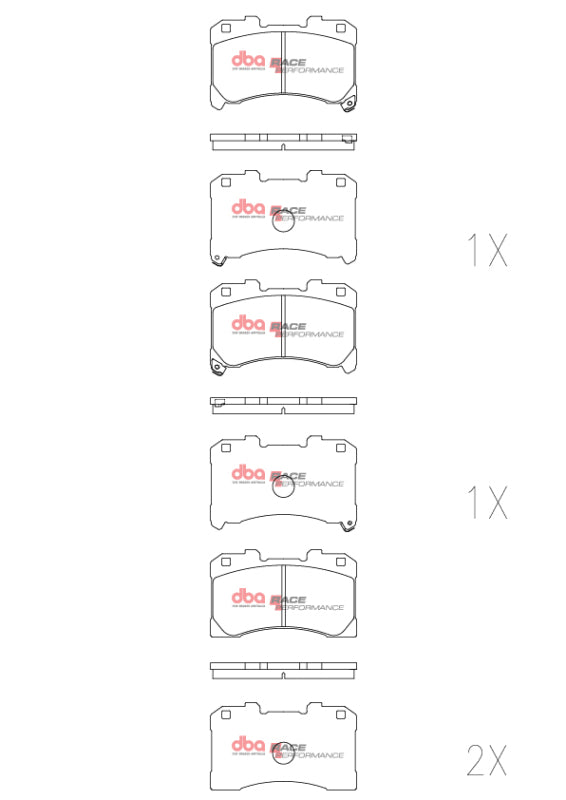 DBA DB15147RP 2022+ Toyota GR Corolla RP Performance Front Brake Pads