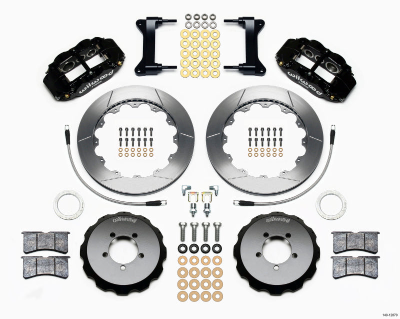 Wilwood 140-12870 Narrow Superlite 6R Front Hat Kit 12.88in 2012-Up Toyota / Scion FRS w/ Lines