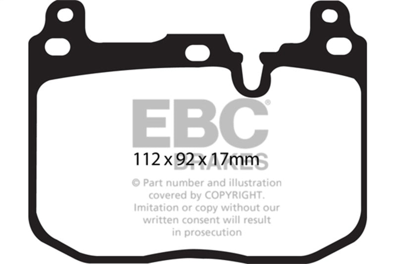 EBC DP42130R 14+ BMW i8 1.5 Turbo/Electric Yellowstuff Front Brake Pads