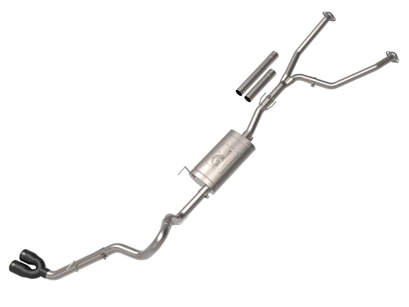 aFe 49-36061-B 2022 Toyota Tundra V6-3.5L (tt) Vulcan Series 2.5in to 3in 304 SS Cat-Back Exhaust w/ Black Tip
