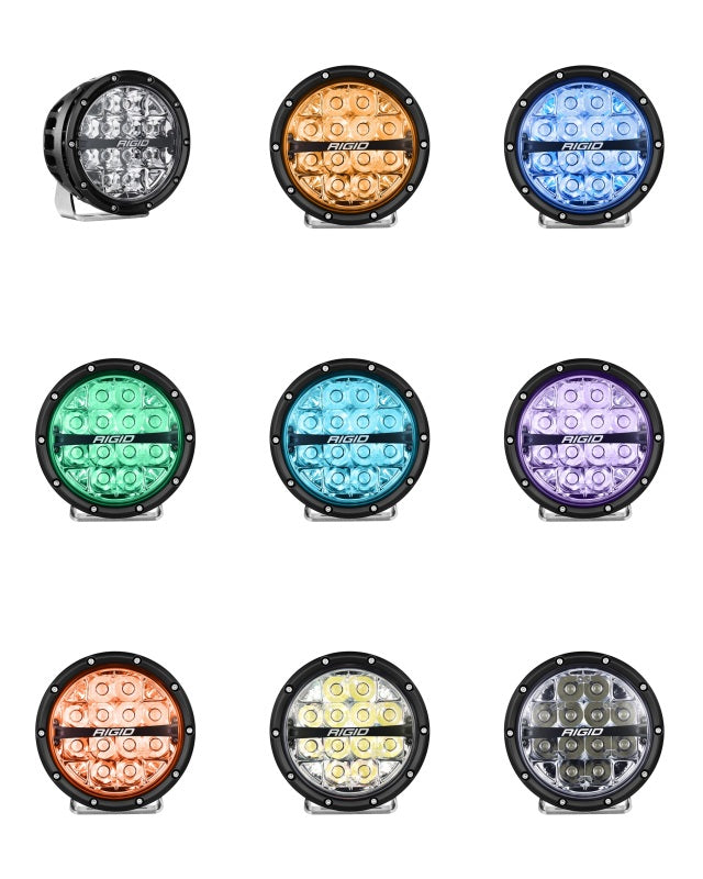 Rigid Industries C36412 360-Series 6in LED Off-Road Spot Beam - RGBW