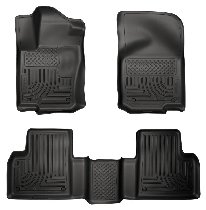 Husky Liners 98981 2012 Mercedes ML350 WeatherBeater Combo Black Floor Liners