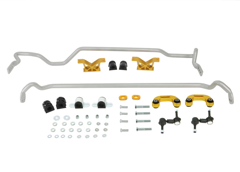 Whiteline BSK007M 02-07 Subaru Impreza WRX Front & Rear Sway Bar Kit 24mm w/Mounts
