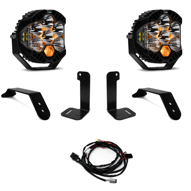 Baja Designs 447659 2018+ Jeep JL/JT Dual LP6 Auxiliary Light Kit