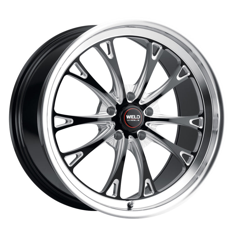 Weld S15700575P38 S157 20X10.5 Belmont Drag 5X127 ET38 BS7.25 Gloss Black MIL Dia 71.5