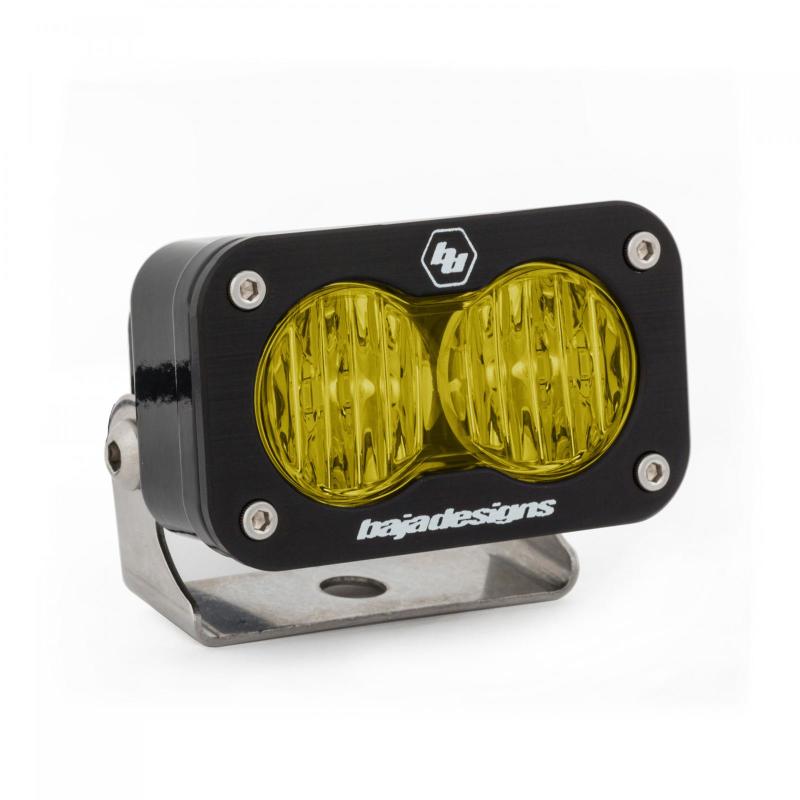 Baja Designs 480015 S2 Pro Wide Cornering Pattern LED Light - Amber