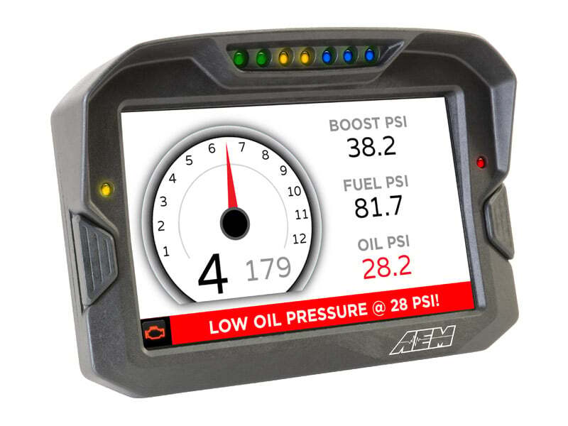 AEM 30-5700 CD-7 Non Logging Race Dash Carbon Fiber Digital Display (CAN Input Only)