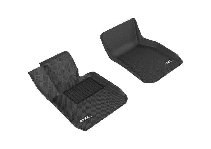 3D MAXpider L1BM03711509 2012-2019 BMW 3 Series F30/F34 Kagu 1st Row Floormat - Black