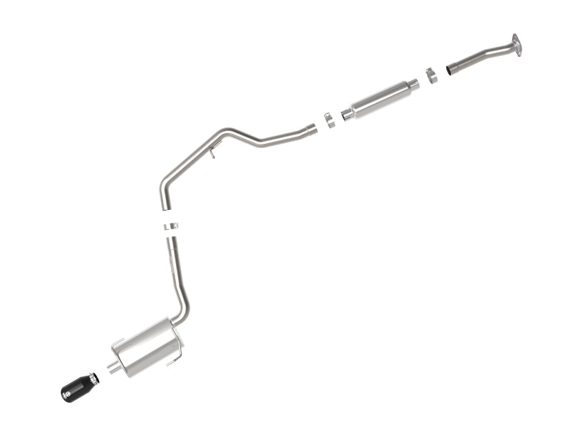 aFe 49-36052-B POWER Takeda 12-16 Subaru Impreza 2.0L 2.5in 304SS CB Exhaust w/ Black Tips