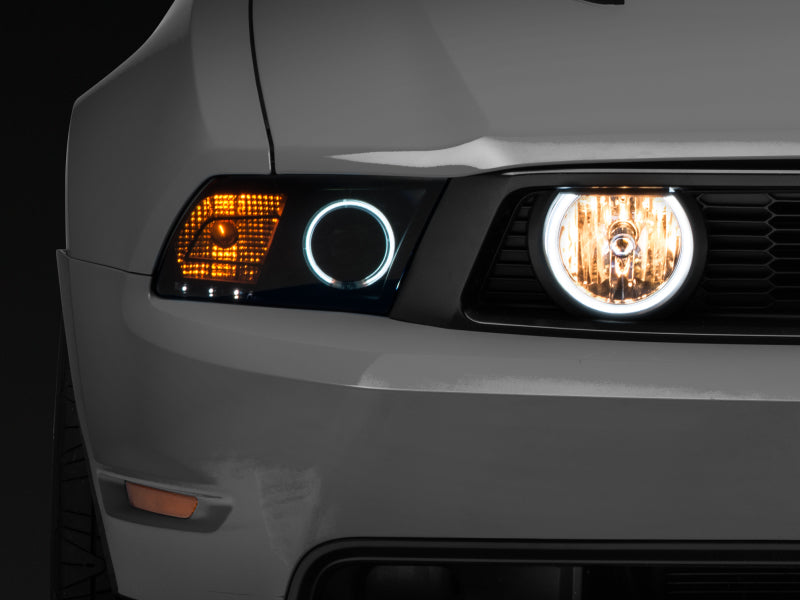 Raxiom 49133 05-12 Ford Mustang GT LED Halo Fog Lights (Chrome)