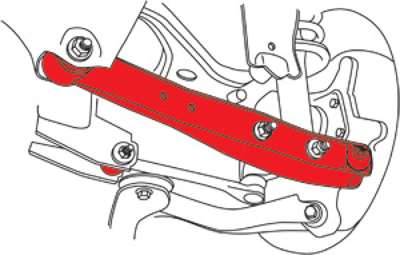 SPC Performance 67660 08-12 Subaru Impreza/ 2022+ BRZ/Toy 86 Rear Camber Arm & Toe Kit (SINGLE ARM-REQ 2)