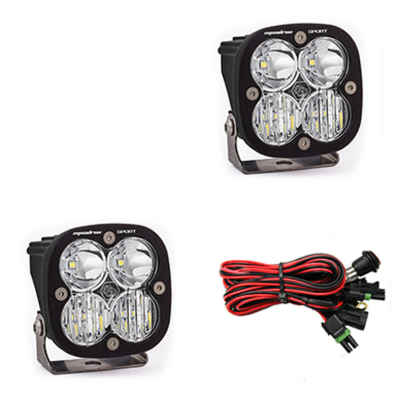 Baja Designs 557803 Squadron Sport Driving/Combo Pair LED Light Pods - Clear