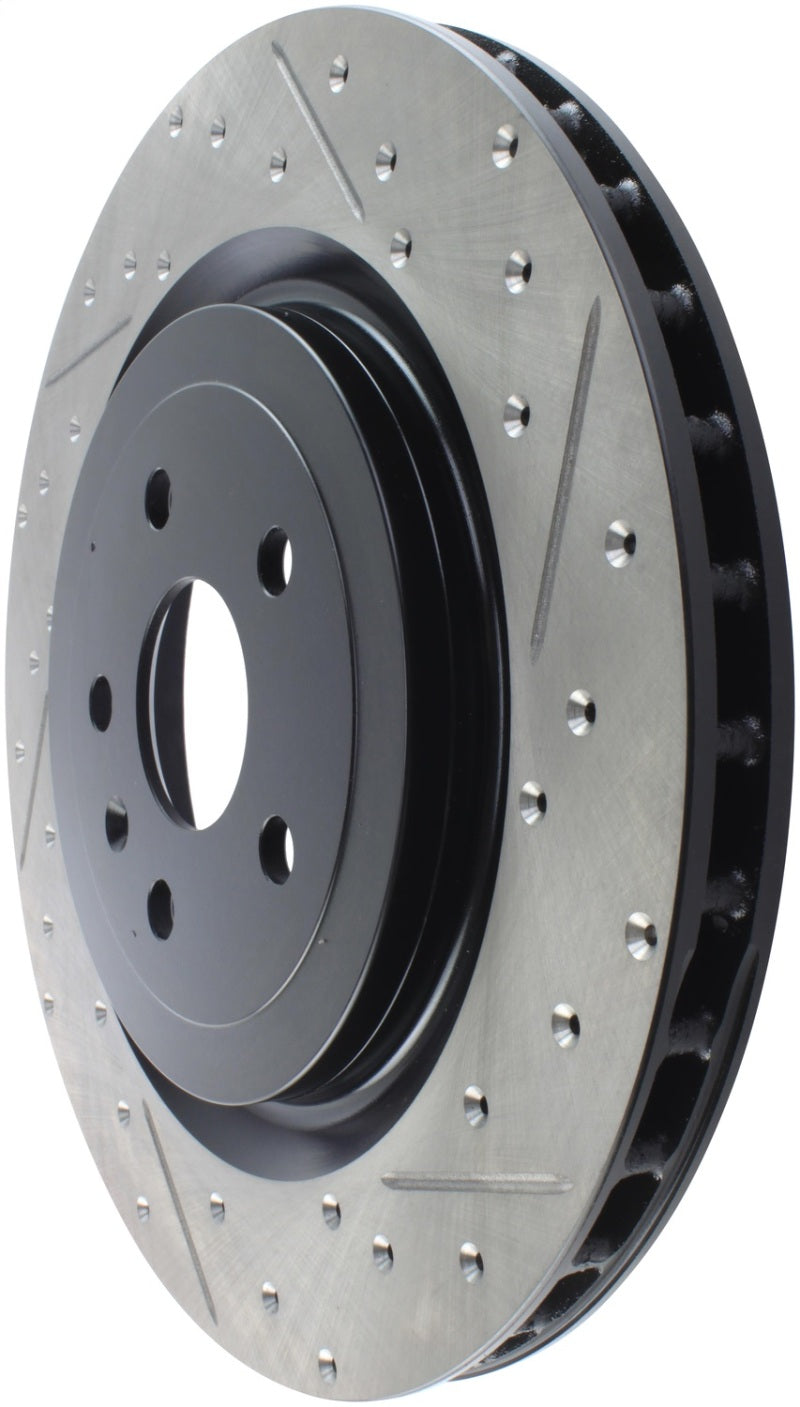 Stoptech 127.62119L StopTech Slotted & Drilled Sport Brake Rotor