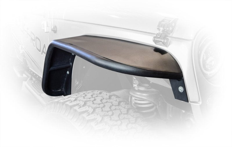 DV8 Offroad FENDB-02 07-18 Jeep Wrangler JK Front & Rear Flat Tube Fenders