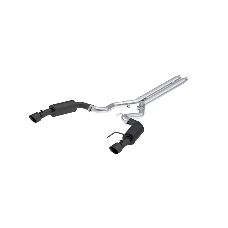 MBRP S7251BLK 2024 Ford Mustang GT S650, 5.0L 3in Cat-Back Dual Split Rear, Black-Coated (street)