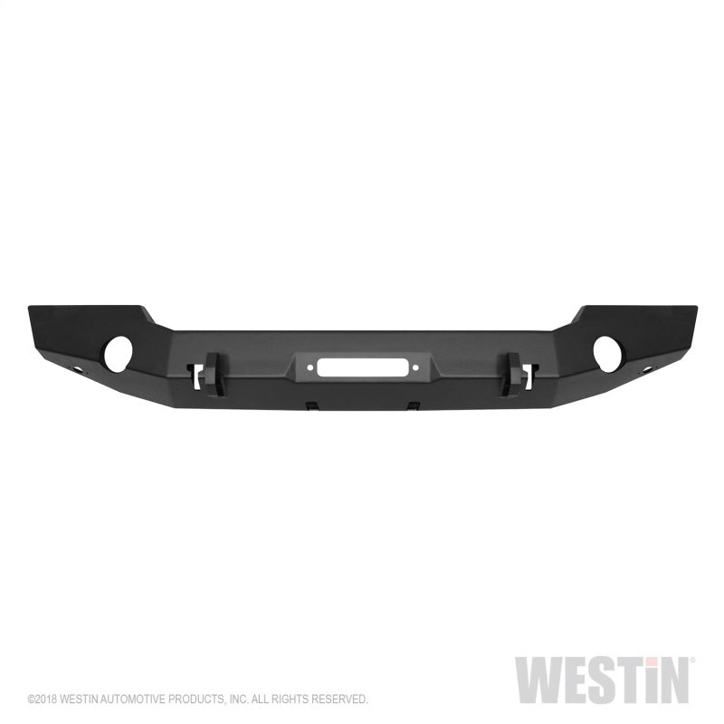 Westin 59-80105 18-20 Jeep Wrangler JL WJ2 Full Width Front Bumper - Textured Black