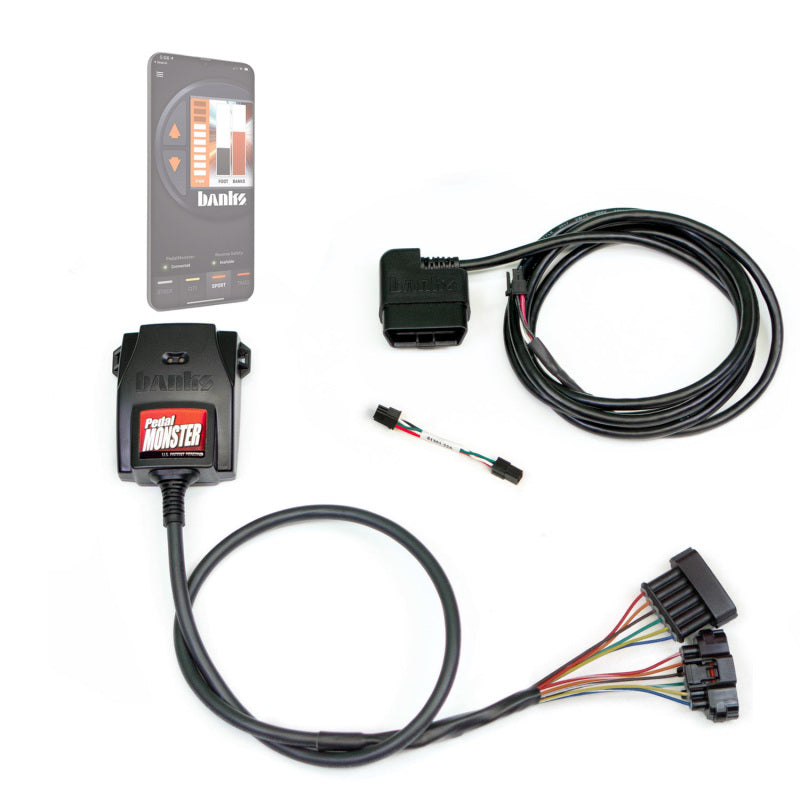 Banks Power 64345 Pedal Monster Kit (Stand-Alone) - Molex MX64 - 6 Way - Use w/Phone