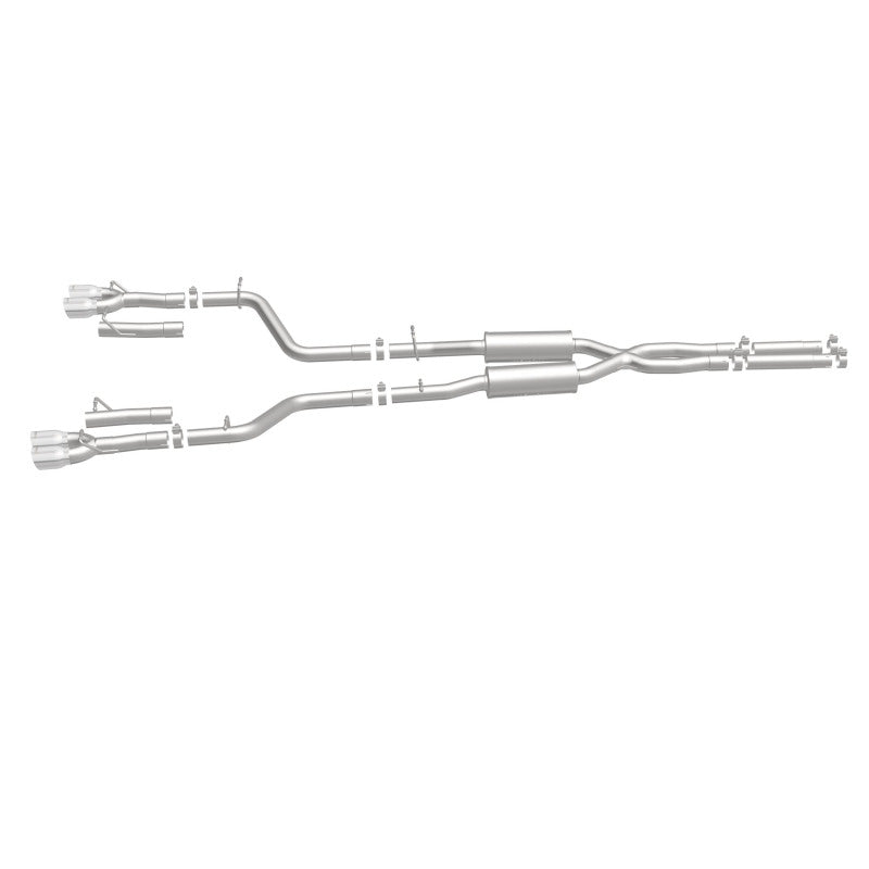 Magnaflow 19217 MagnaFlow Cat-Back, SS, 2.5in, Quad Split Rear 3.5in Tip 2015 Dodge Challenger 3.6L V6